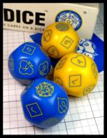 Dice : Dice - Game Dice - Card Dice Leeds United by Carddice Games 1992 - JA Collection Feb 2024